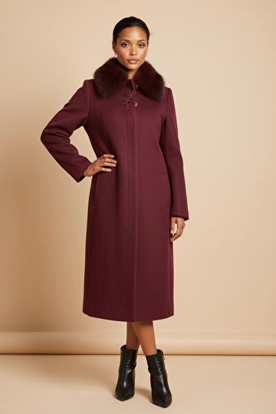 Olcay BURGUNDY COAT