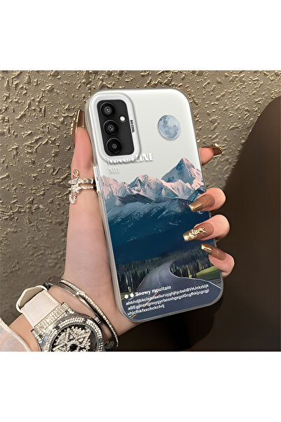 ucuc حافظة سيليكون متوافقة مع هاتف سامسونج جالاكسي M23/M13 ذات حافة صلبة ومضا...