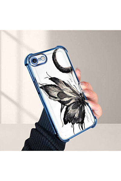 Hontinga حافظة هاتف شفافة متوافقة مع iPhone 7/8/SE 2020 2022 مصنوعة من السيلي...