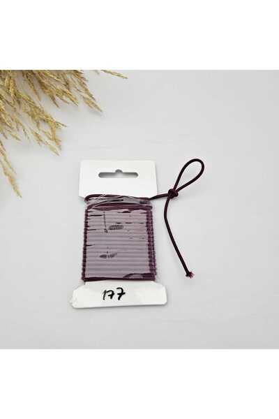 Kaf Kumaş 3 mm Yuvarlak Yumuşak Lastik İp 5 mt | Bel Paça Don Lastiği | Akses...