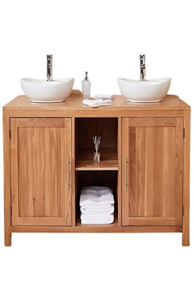 Bamena Wood Ancien Lavabo Altı Dolabı