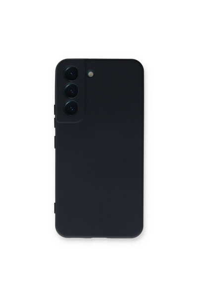 NewFace حافظة سامسونج جالاكسي S23 مصنوعة من السيليكون المخملي الداخلي - أزرق داكن