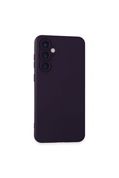 NewFace حافظة سامسونج جالاكسي S23 FE من السيليكون المخملي الداخلي نانو - بنفسجي