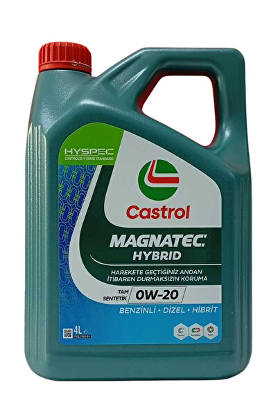 CASTROL 15FFD7 Motor Yağı MAGNATEC HYBRID 0W-20 4 litre