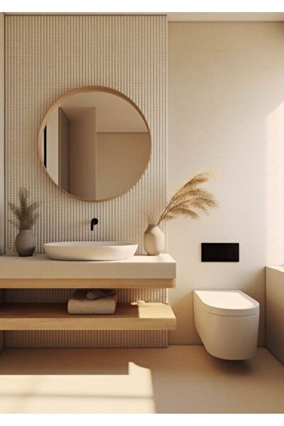 Bamena Wood Nors Ahşap Lavabo Dolabı