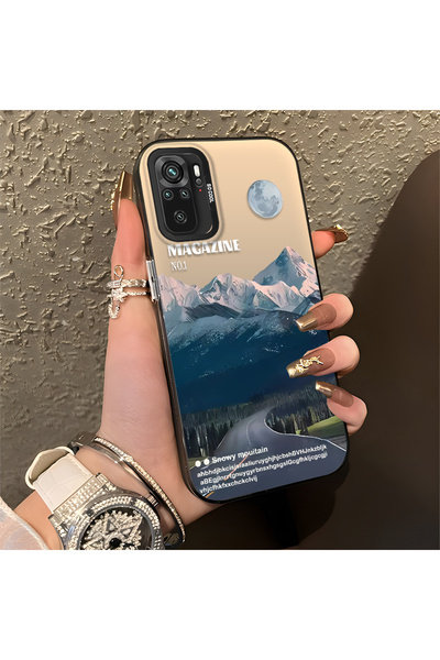 ucuc حافظة Xiaomi Redmi Note 10 4G متوافقة مع الحافة السيليكونية الصلبة والظه...