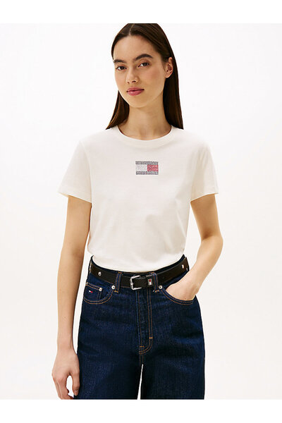 Tommy Hilfiger Kadın TJW Regular Party T-shirt