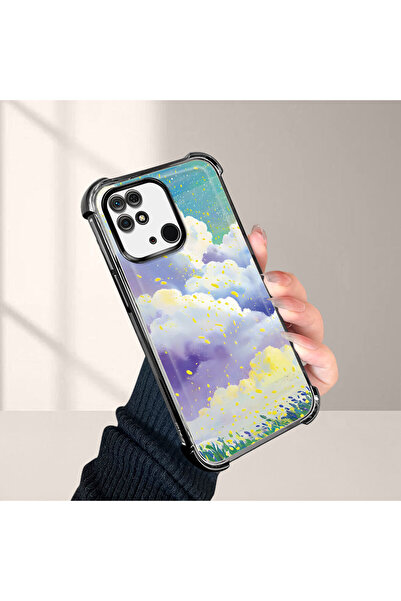 ucuc حافظة حماية من السيليكون الشفاف المتوافقة مع هاتف Xiaomi Redmi 10C، أنما...