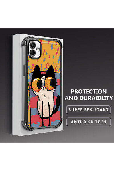 ucuc حافظة حماية من السيليكون الشفاف المتوافقة مع هاتف Samsung Galaxy A04 بأن...