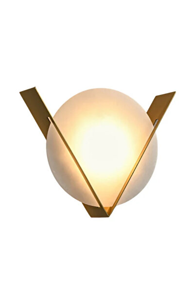 RONİSU AYDINLATMA Apollo Mermer Disk Duvar Aplik RA-APLK-3549-52-24