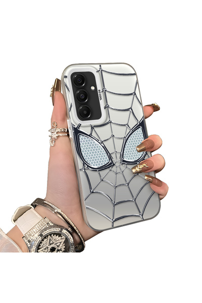 ucuc Samsung Galaxy A16 Uyumlu Silikon Kenar Sert Arka Anti Düşme Kılıfı Spid...