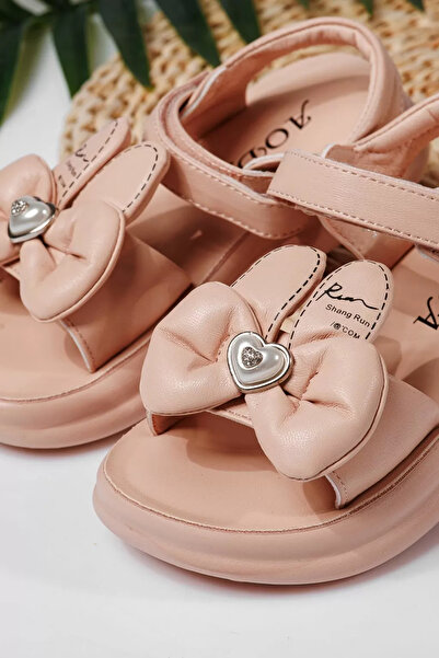 Zaira Ροζ σανδάλια για κορίτσια από οικολογικό δέρμα Cate #22225 - 28