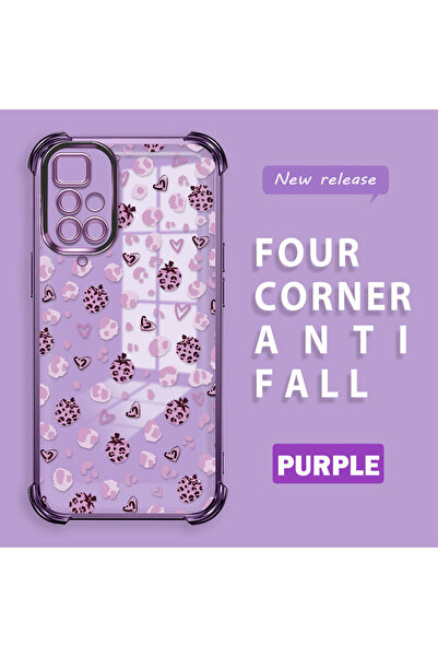 ucuc حافظة حماية من السيليكون الشفاف المتوافقة مع Xiaomi Redmi 10 بأنماط الفر...