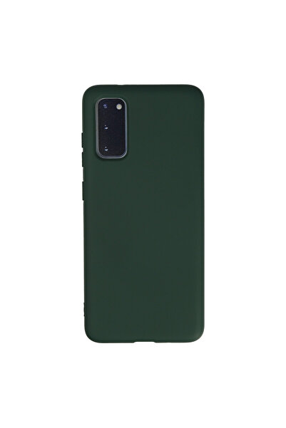 NewFace Samsung galaxy s20 case nano inner velvet silicone - dark green