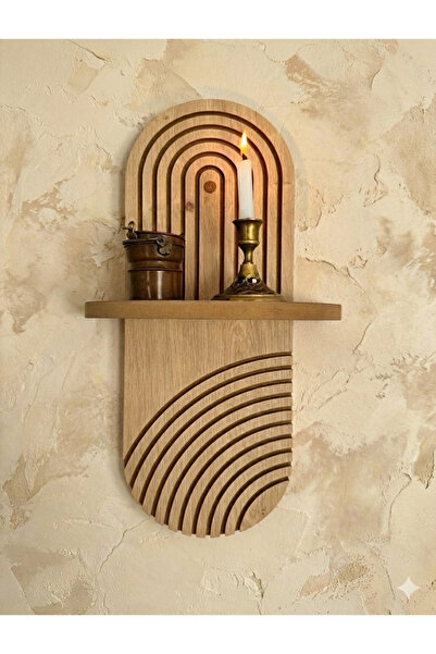 woodeska Dekoratif Duvar Rafı (42X20CM)