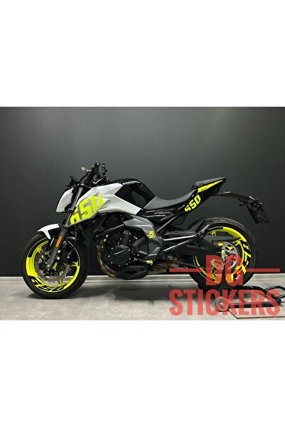 Motiker CFMOTO 650NK Neon Sticker Etiket Tasarım Modeli