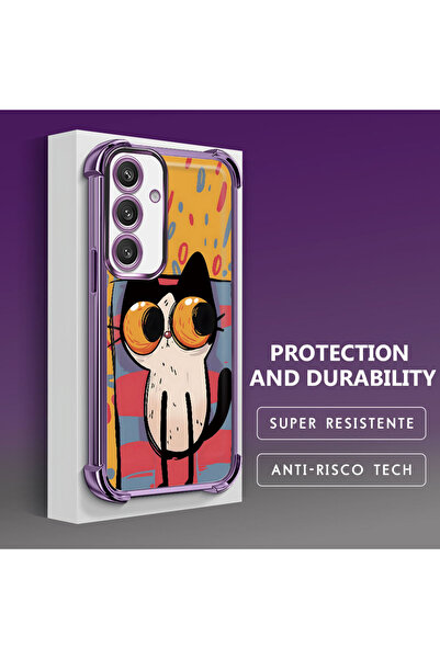 ucuc حافظة حماية من السيليكون الشفاف المتوافقة مع هاتف Samsung Galaxy S24 بأن...