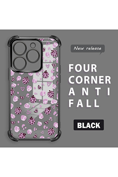 ucuc حافظة حماية من السيليكون الشفاف المتوافقة مع Infinix Hot 40i بأنماط الفر...