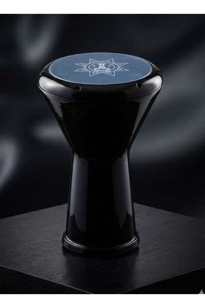 KARAZ MUSIC طبلة تشيري ميوزيك المصرية مع حقيبة ورأس إضافي أسود