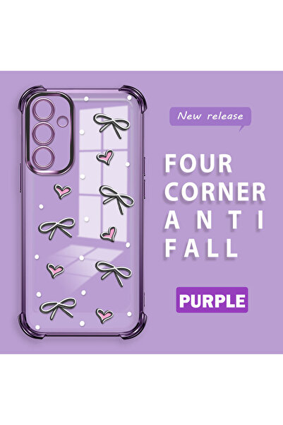 ucuc حافظة حماية من السيليكون الشفاف المتوافقة مع هاتف Samsung Galaxy A54 بأن...