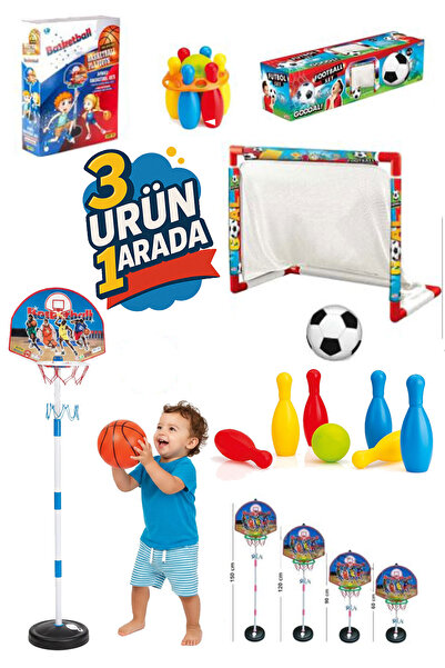 Oruç Oyuncak Futbol Kalesi + Ayaklı Basketbol Potası Erkek Çocuk Oyuncakları ...