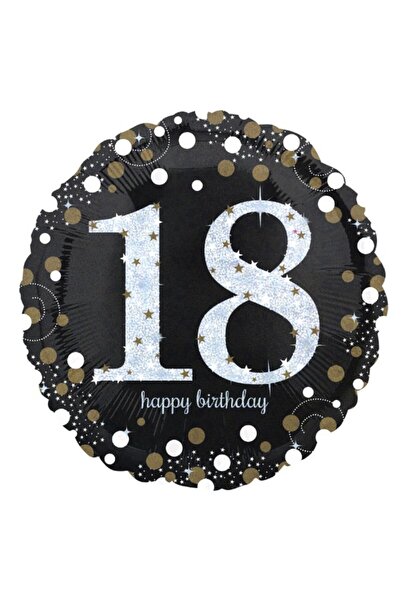 Anagram Balon folie 18 happy birthday sparkling 43 cm