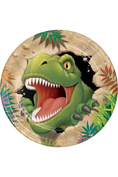 BEENsmile Set 8 farfurii dinozauri 23 cm