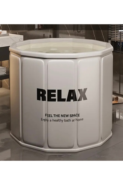 ELFKUT Yetişkinler İçin Katlanabilir Küvet Portatif Küvet Banyo Küveti