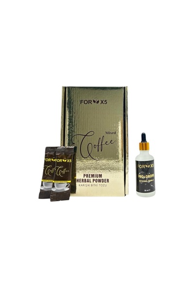 FORX5 Coffee Bitkisel Kahve Karışımı – Bitkisel Damla Karışımı