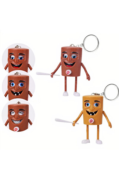 JML1 Keychain Figurine Set of 12 Tung Tung Shaur 9cm with Different Expressions