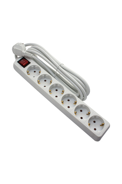 Strohm Extension Cord 6 Sockets with Switch 3 m
