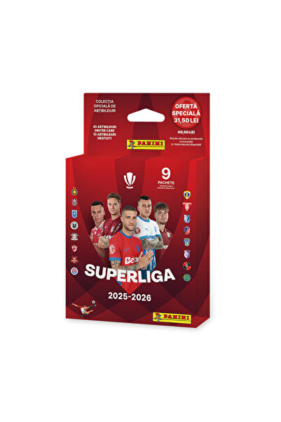 Panini Set stickere - - Superliga Română 2025 - 2026 - Ecoblister