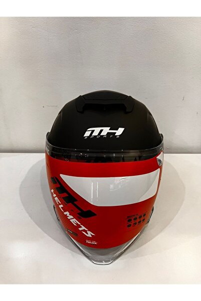 MH SPORTS MH836 YARIM KASK - ŞEFFAF VİZÖR - GÜNEŞ GÖZLÜKLÜ