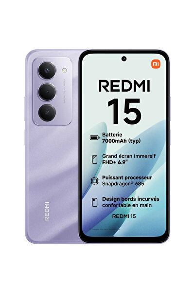 Xiaomi Redmi 15 256GB 8GB RAM Dual SIM Sandy Purple