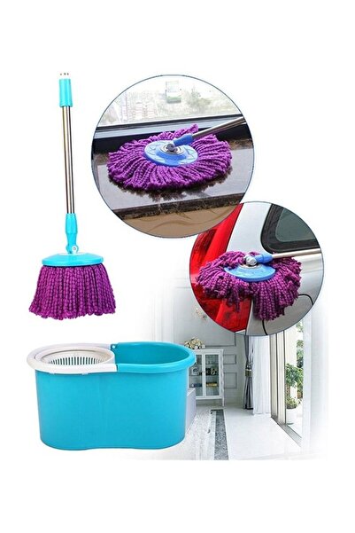 Generic Professional Cotton Replacement Mop Head Purple/Blue