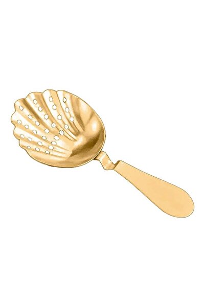 Biradlı Oyster Cocktail Strainer, Bar Strainer Gold