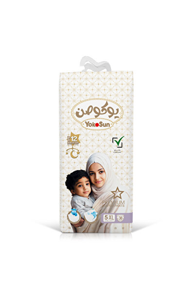 YokoSun Premium Baby Diaper Pants, size 5 / XL (12-20kg) 38 pieces, 1 pack