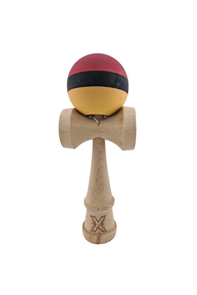 Atlas Kendama X, Professional, HQ, Big Cups V2 Super Sticky, Κόκκινο/Μαύρο/Κί...