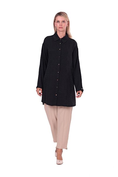 Invee Cămașă Python NEGRU