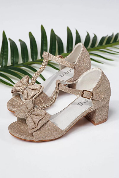 Zaira Χρυσά υφασμάτινα σανδάλια για κορίτσια Nico #22008 - 32