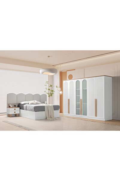 AYDINEV ALYA BAZALI MDF YATAK ODASI TAKIMI