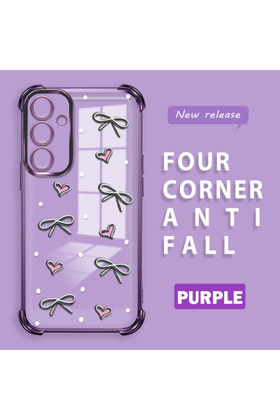 ucuc حافظة حماية من السيليكون الشفاف المتوافقة مع هاتف Samsung Galaxy A55 بأن...