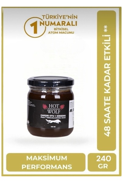 ABU ŞİFA BİTKİSEL & KOZMETİK ÜRÜNLER Hot Wolf Panax Çakşır Otlu Ginseng Macun...