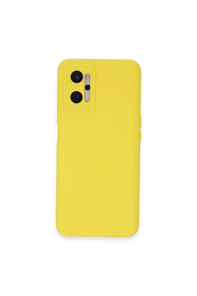 NewFace Realme 9I 4g Case Nano Inside Velvet Silicone - Yellow