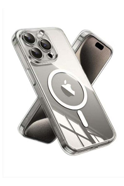 Generic جراب مغناطيسي رفيع لهاتف آيفون 16 برو ماكس ماج سيف