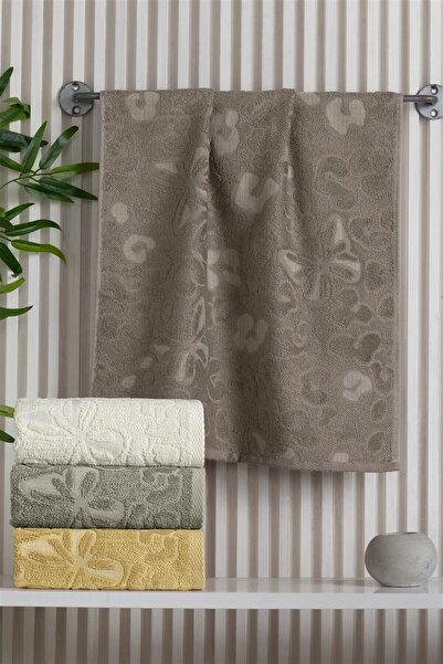 Altınbaşak (Set cu 4 cutii) Aron Premium Bambu 50x90cm. Prosop super moale pe...