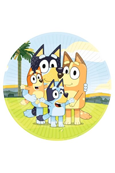 Anagram Set 8 farfurii Bluey 23 cm