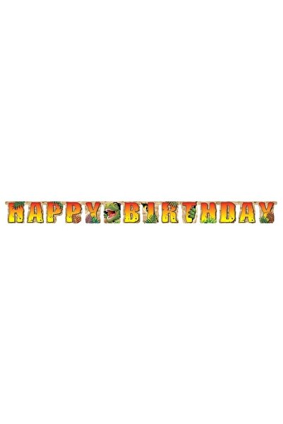 BEENsmile Banner HAPPY BIRTHDAY dinozauri 180x15 cm