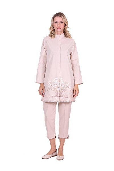 Invee Tree of Life Shirt Beige