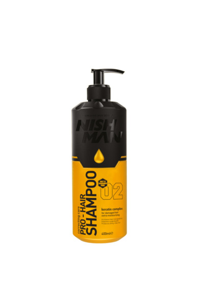 NISHMAN شامبو برو-هير بالكيراتين المركب 02، 400 مل